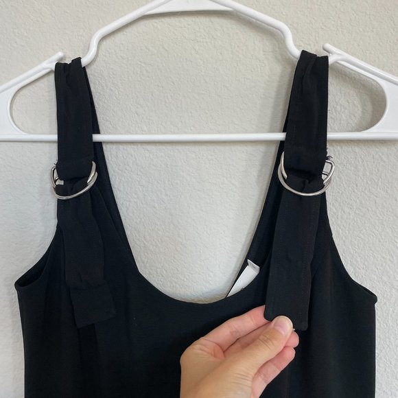 A.L.C. Sander Buckle Strap Midi Dress in Black - Picture 5 of 8